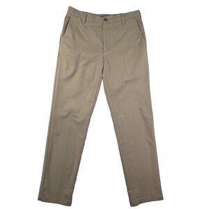IZOD American Chino Straight Fit Pants Stretch Men’s 32x34 Khaki Preppy Workwear